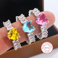 Heart Cubic Ring
