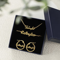 Gold Necklace Bracelet