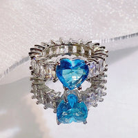 Heart Cubic Ring