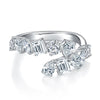 2.6 Carats Moissanite Diamond Eternity Rings