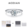 Diamond Round Moissanite Ring