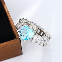 Heart Cubic Ring