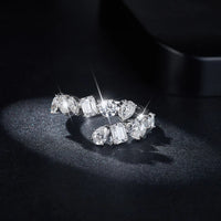 2.6 Carats Moissanite Diamond Eternity Rings