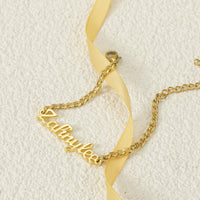 Gold Necklace Bracelet